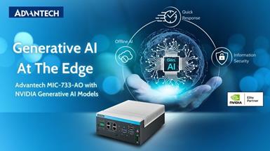 Advantech presenta il sistema Edge Generative AI MIC-733-AO per accelerare lo sviluppo dell’IA generativa